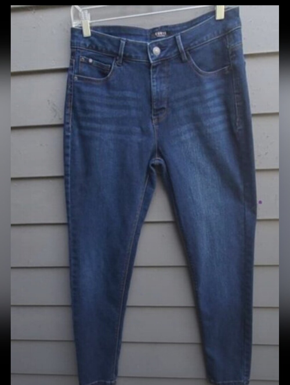 Curve Appeal Dark Blue Skinny Jeans